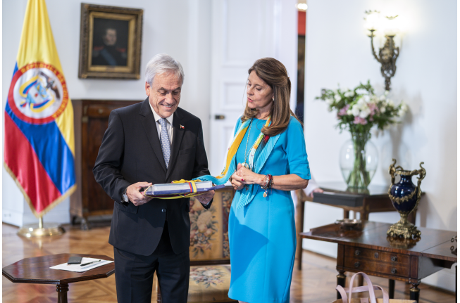 Presidente Piñera recibe en audiencia a la Vicepresidente ...