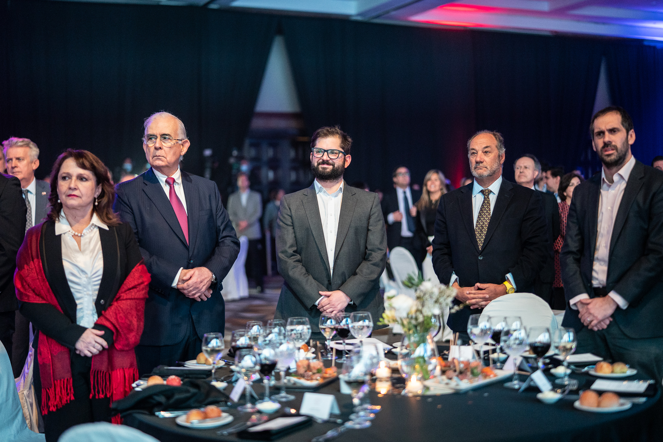 Presidente De La República Gabriel Boric Font Participa De Cena Anual