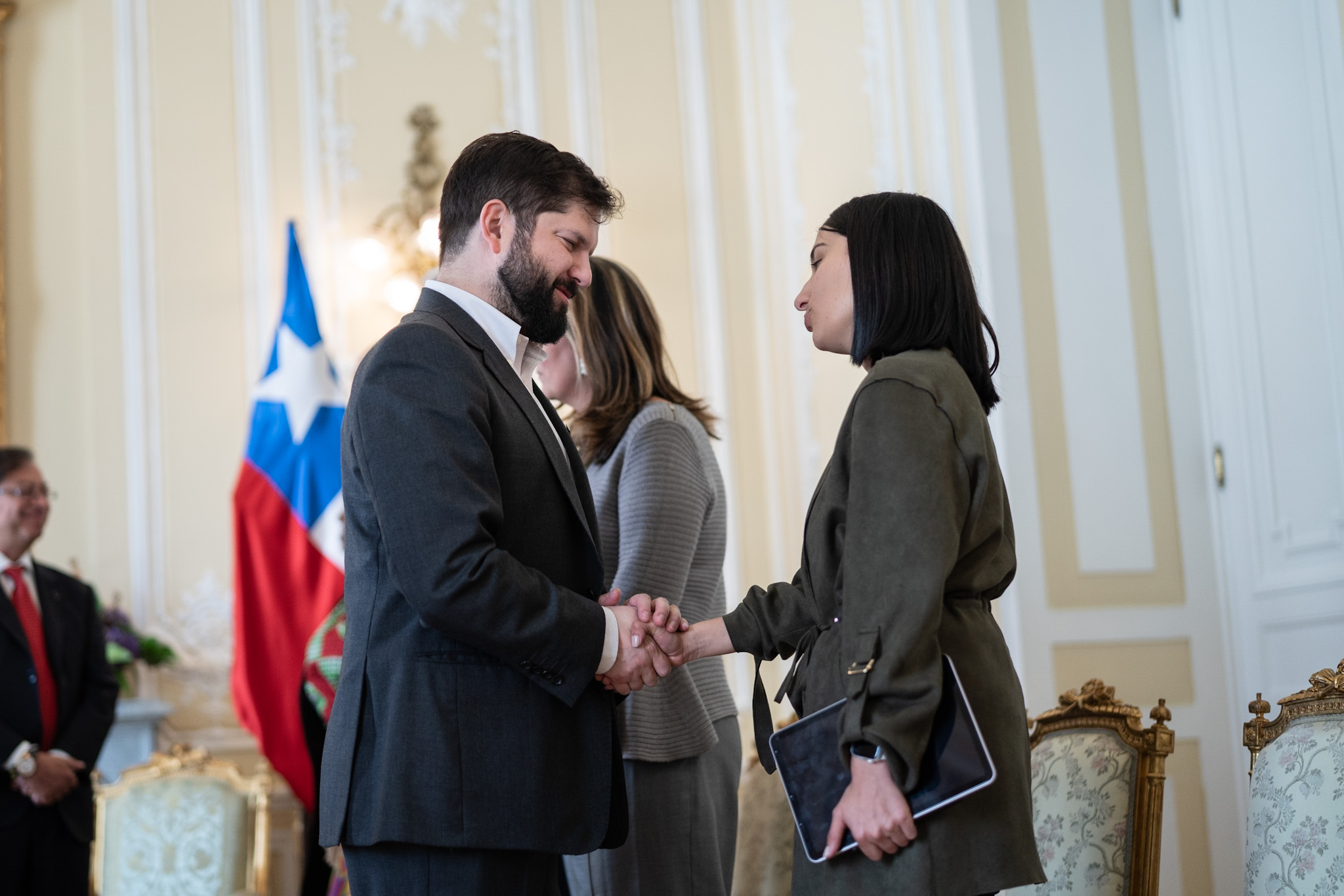 Presidente De La República Gabriel Boric Font Sostiene Una Reunión Bilateral Con El Presidente 7746