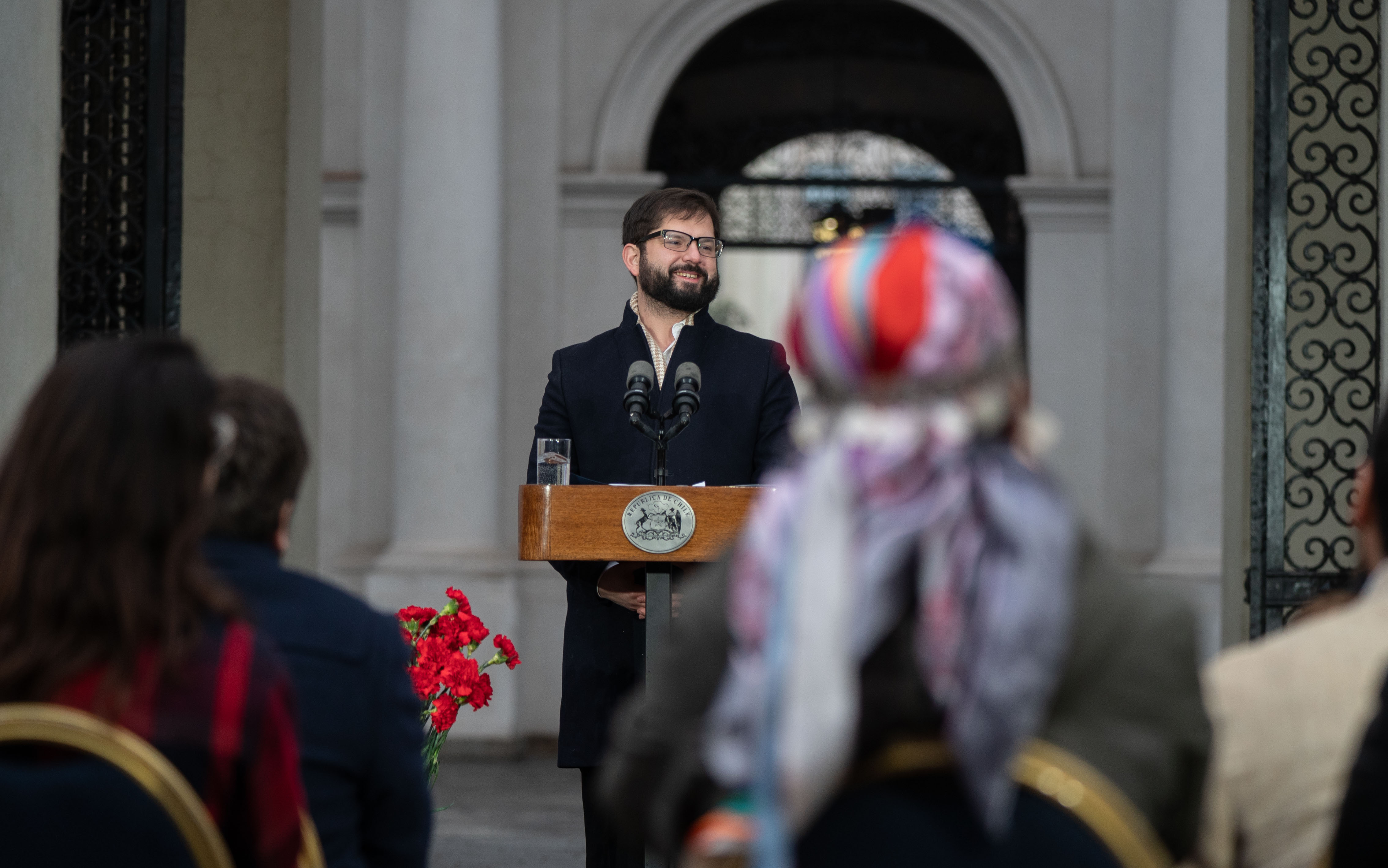 Presidente De La República, Gabriel Boric Font, Participa En Acto De ...