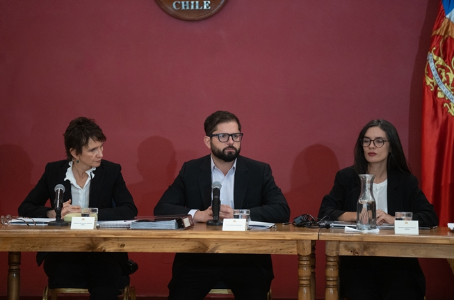 Presidente De La República Gabriel Boric Font Promulga Leyes Para Enfrentar La Delincuencia Y