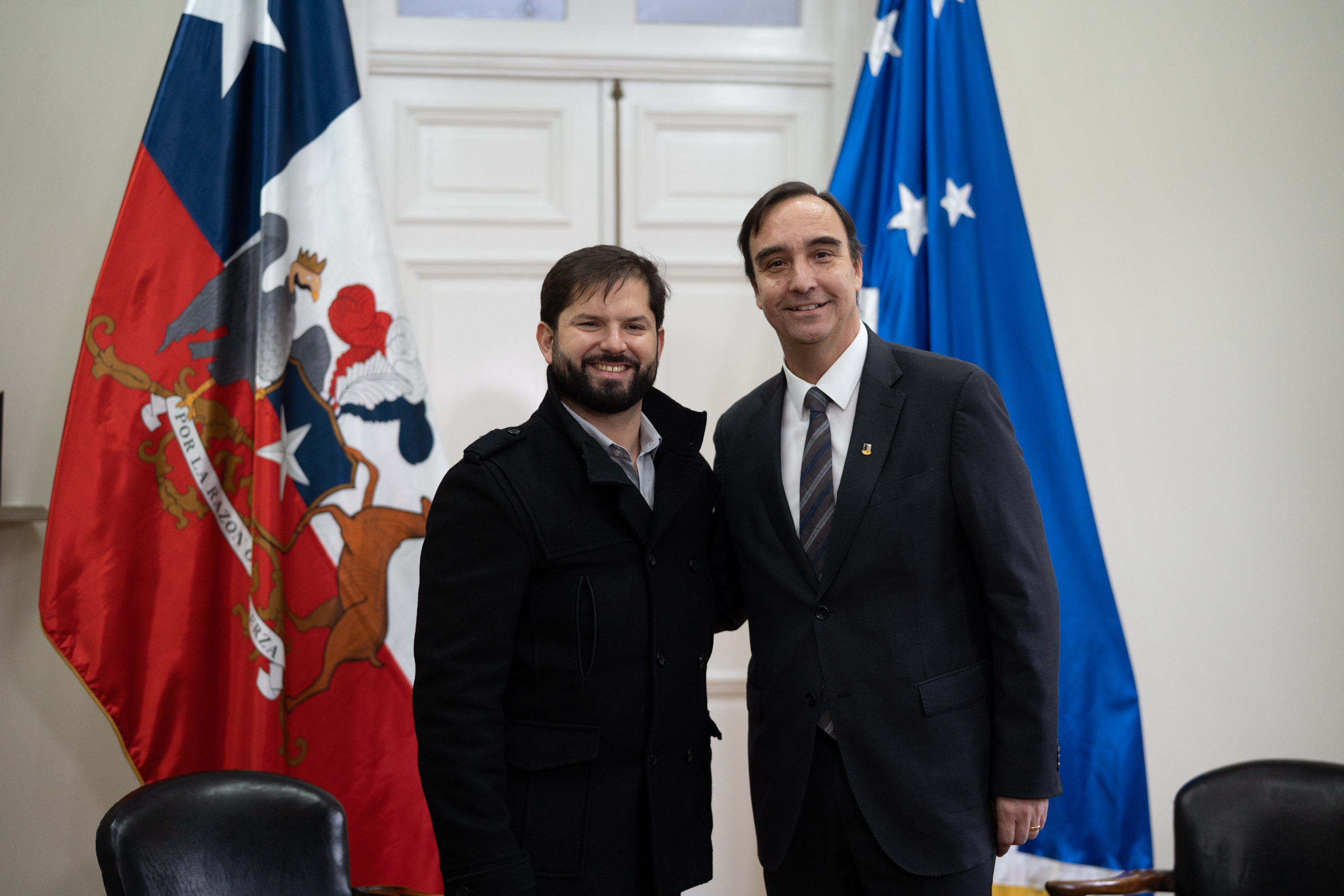 Presidente De La República Gabriel Boric Font Se Reúne Con El Gobernador Regional De Magallanes 9729