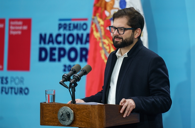 Presidente De La República Gabriel Boric Font Encabeza La Ceremonia De Entrega Del Premio 8474